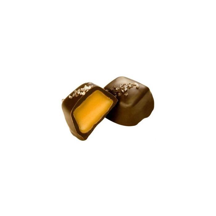 Dark Chocolate Caramels with Sea Salt