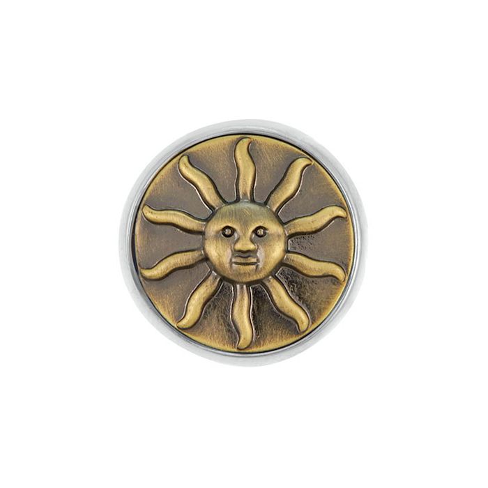 Brass Sun Face