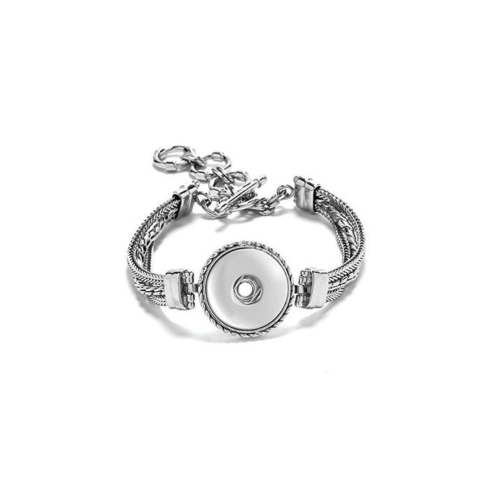 1-Snap Multi Chain Bracelet 7" - 8.5"
