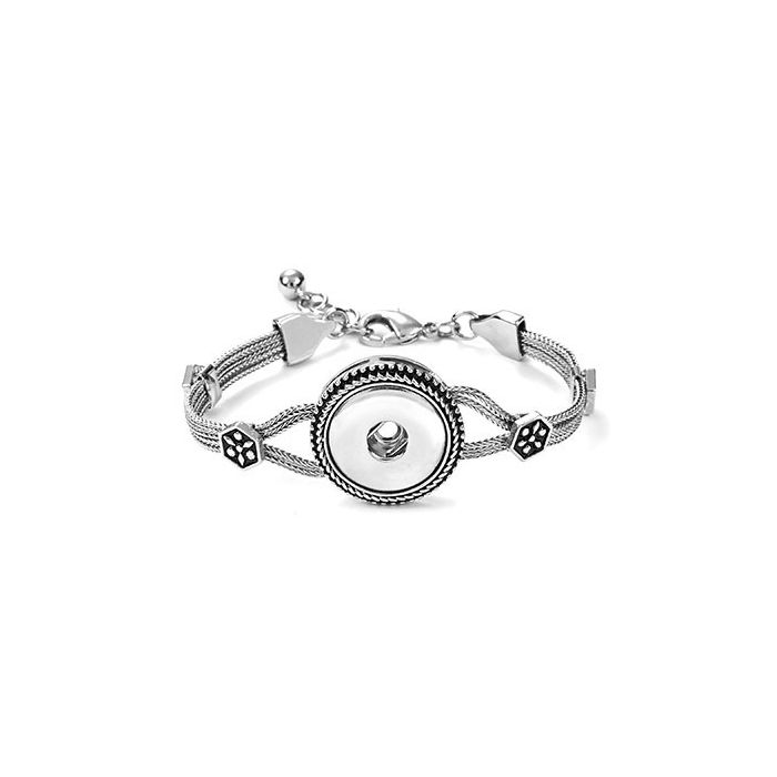 1-Snap Heritage Chain Bracelet 7" - 8.5"