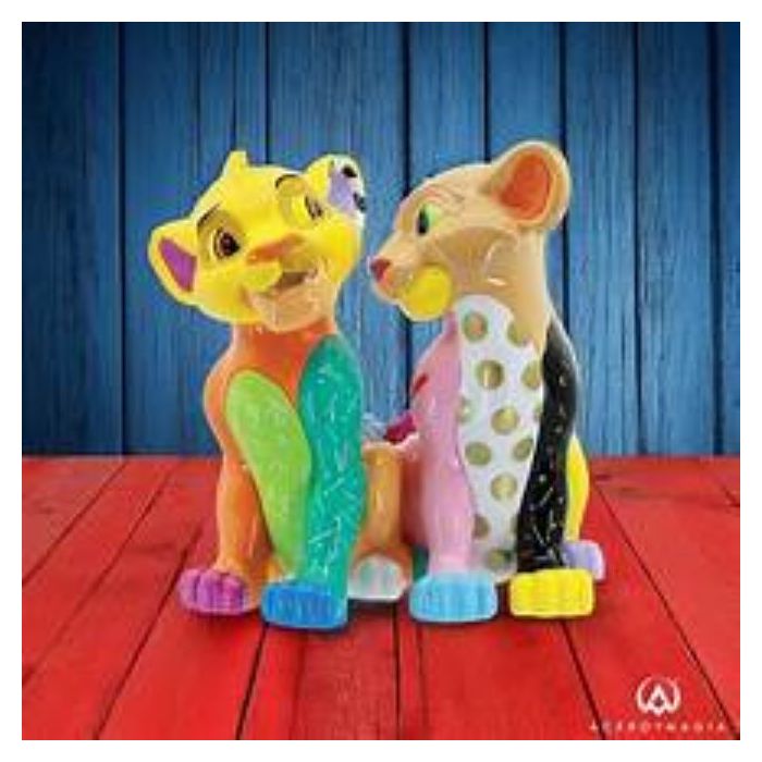 Simba and Nala by Britto