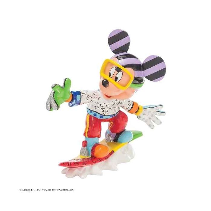 Snowboarding Mickey Mouse