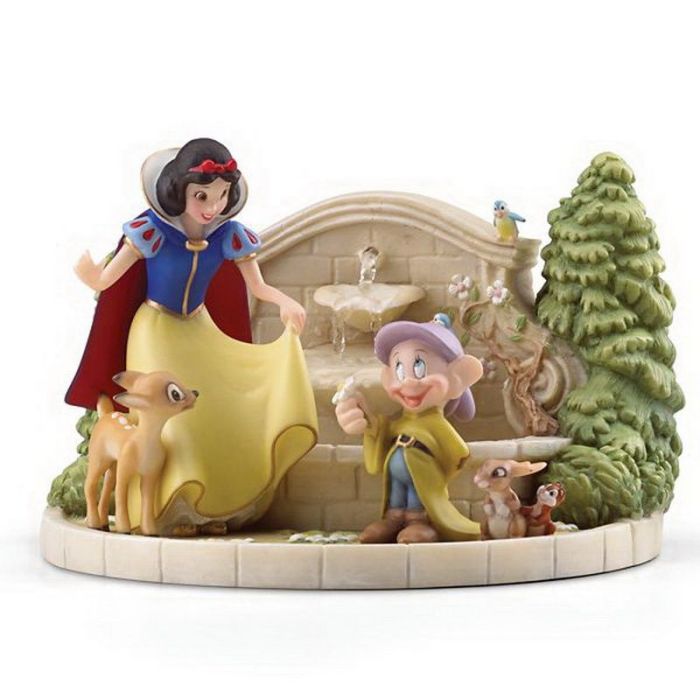 Snow White's Charming Garden Fountain