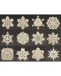 Twelve Days of Christmas Snowflake Ornament Set