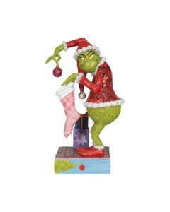 Grinch Stealing Ornament
