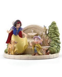 Snow White's Charming Garden Fountain